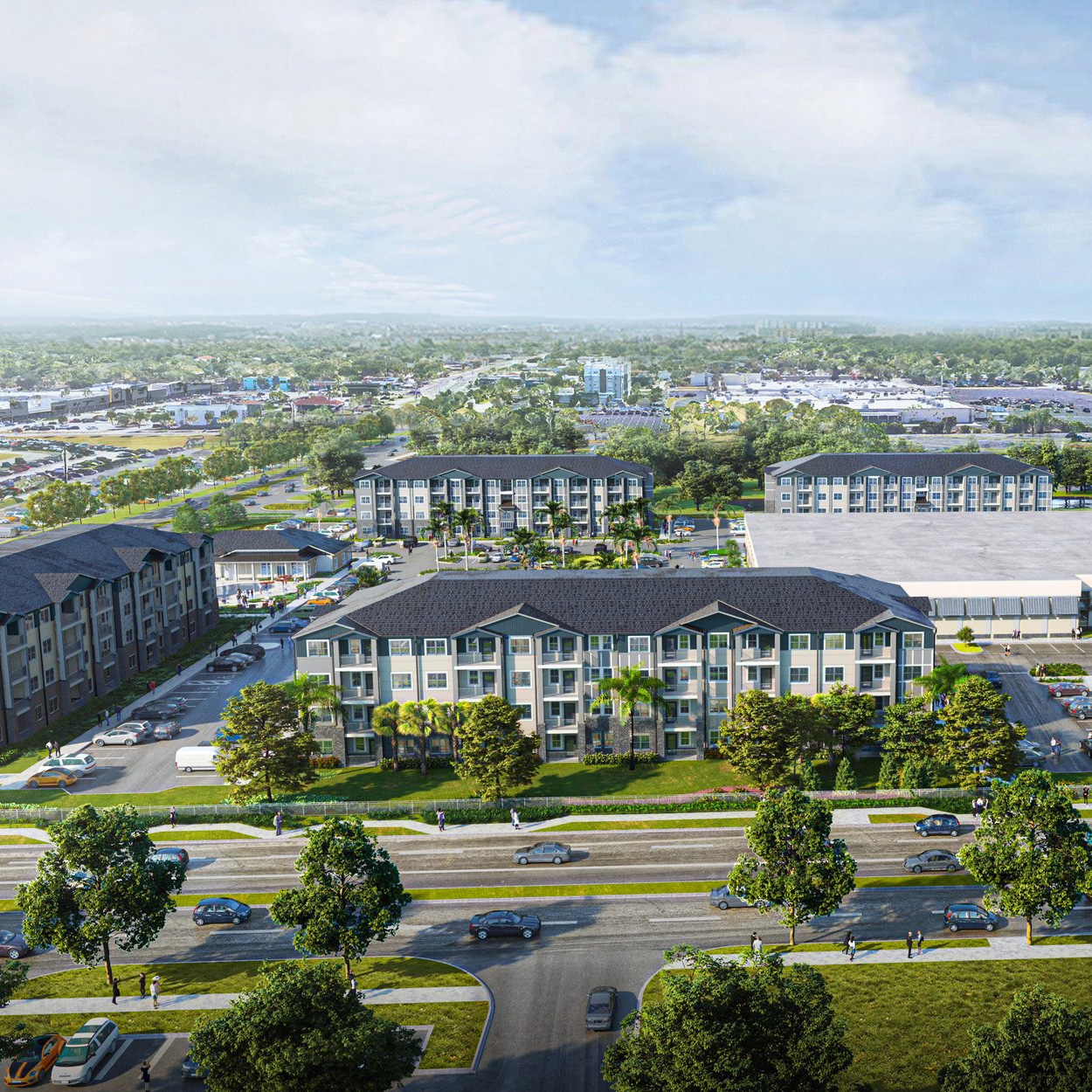 Madison Bradenton Aerial Render