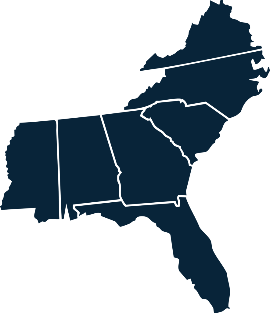 South Unites States Map