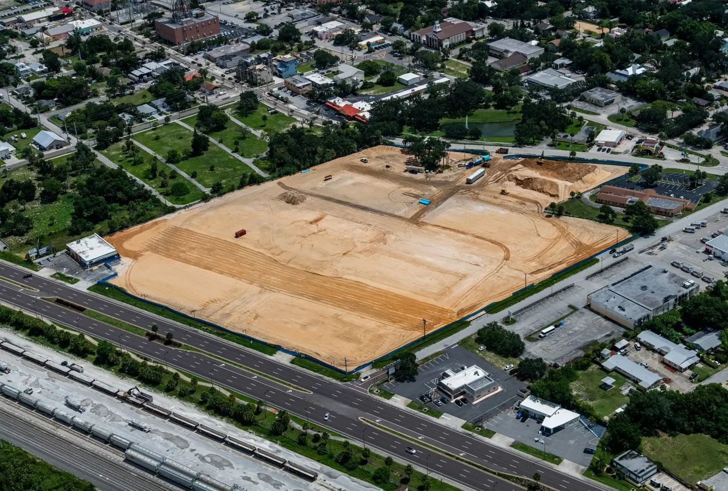 Madison Grove Rockledge Aerial in construction