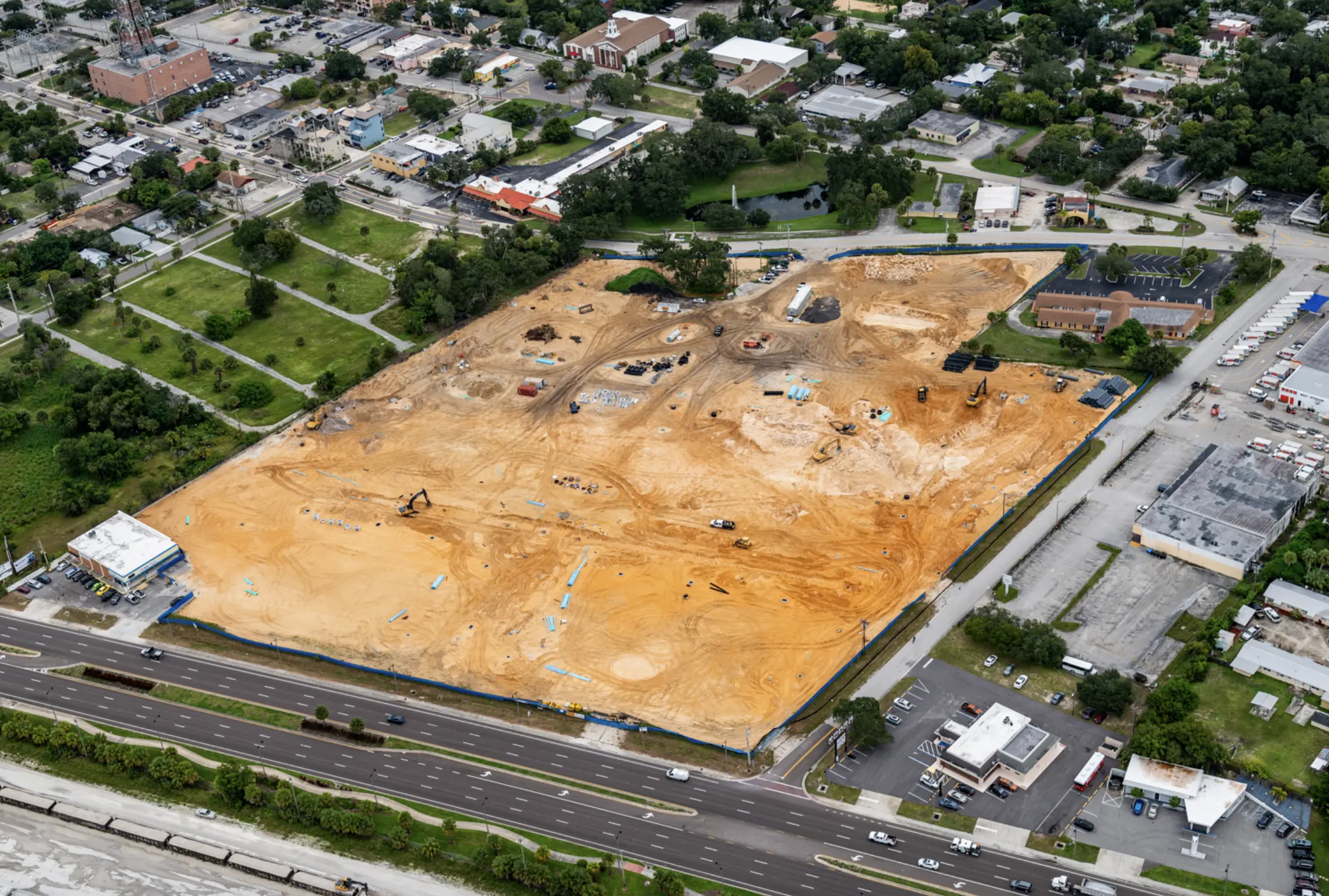 Madison Grove Rockledge Aerial in construction
