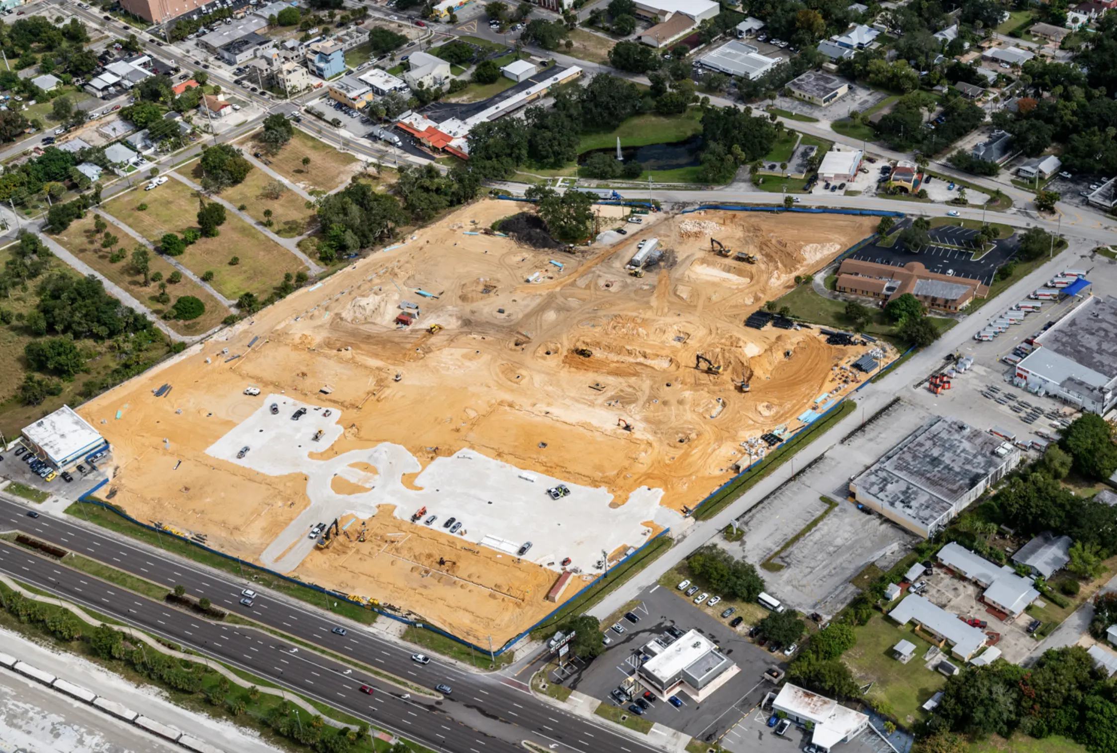 Madison Grove Rockledge Aerial in construction